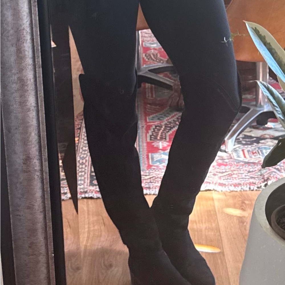STUART WEITZMAN Suede Over the knee boot 8.5 - Picture 5 of 12